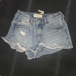 PacSun Blue Denim Women Shorts